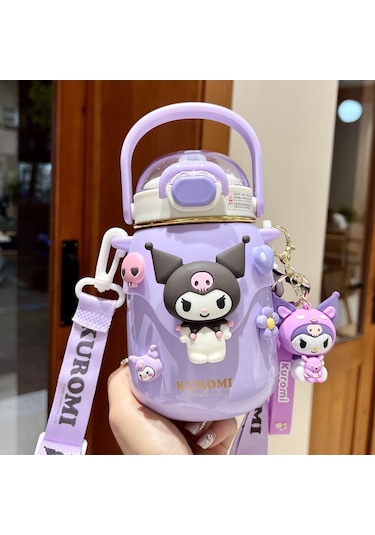 Jolıta Sanrio Kuromi 316 Yalıtımlı Öğrenci Su Şişesi 700 ML Mor