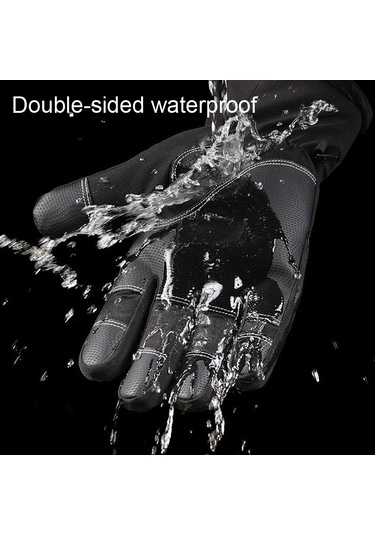 Unisex Windproof Dokunmatik Ekran Su İtici Kışlık Eldiven 001