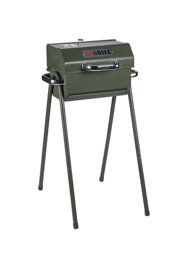 Igrıll Barbekü Cube 402 Mm Kömürlü Mangal Yeşil