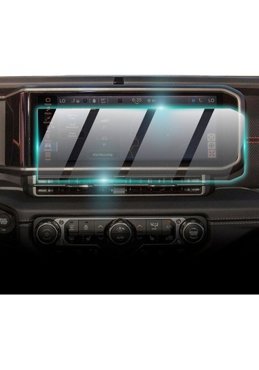 Jeep 2024-2025 Wrangler Jl Gladiator 12.3 Inch Navigasyon İçin 9h Nano Ipg Proactive Ekran Koruyucu