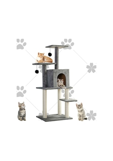 Nursoft Double Step Kedi Tırmalama Evi