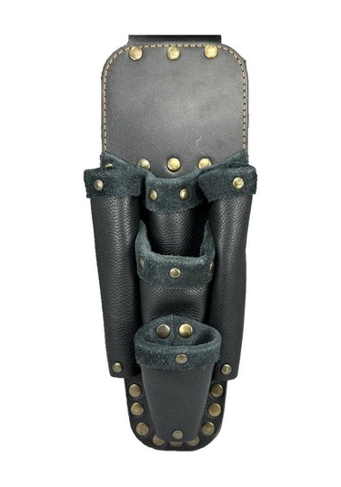 Deri Ca101 Elektrikçi Teknisyen Bel Çantası Siyah