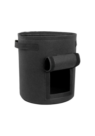 Grow Wizard Pencereli Kumaş Saksı Pot 19 Litre