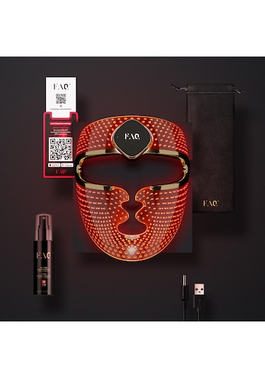 Foreo Faq 202 Yaşlanma Karşıtı Silikon Led Yüz  Maskesi