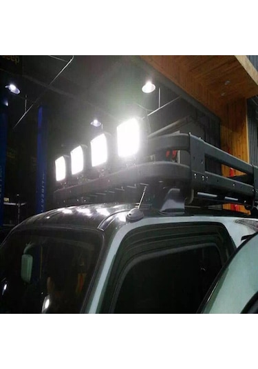 Off Road Sis Farı - Lambası 16 Led Kare Çalışma Lambası (2 Adet)