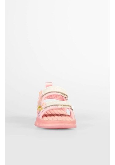 Vicco Can Kız Çocuk Pudra Işıklı Phylon Sandalet Pudra