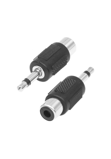 3.5mm Mono Erkek - RCA Dişi Konnektör Ses Video Adaptörü