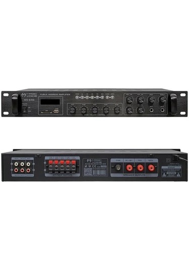 Magicvoice Mv-540 100 Watt Usb-sd-bluetooth 2 Mikrofon Girişli 5 Bölgeli Hat Trafolu Anfi