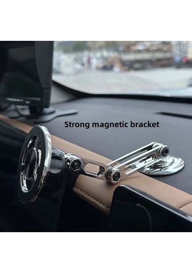Boatshop1 Sıcak Satış Araba Cep Telefonu Tutucu Güçlü Manyetik 360 Dönen Siyah Taban Yapıştırıcı Halka Demir Levha