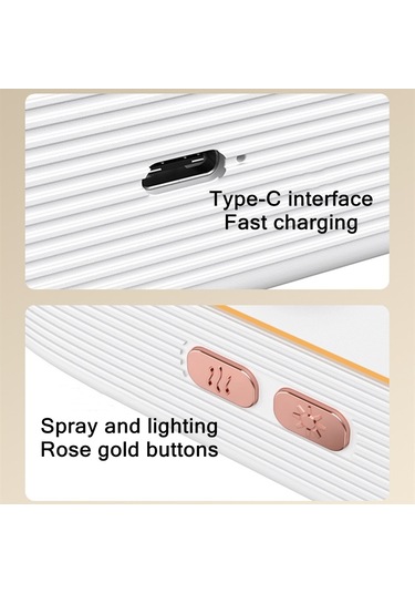 Jf801 Masaüstü Simülasyonu Alev Aroma Difüzör Nemlendirici, Renk: Tek Renkli Açık-beyaz