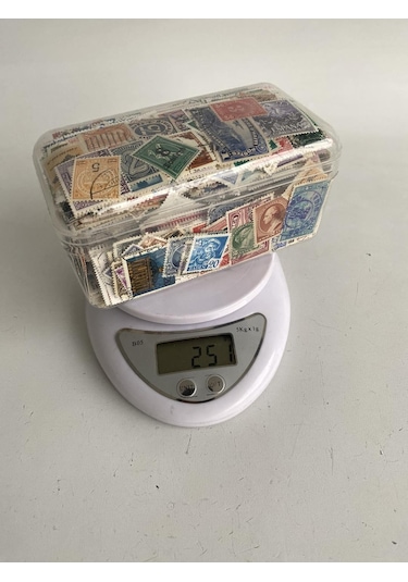 Damgalı Dünya Pulu Lotu 230-270 Gram - Yabancı Posta Pulu