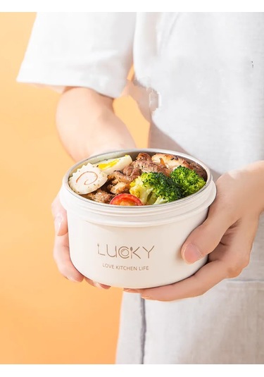 Stil'nyj İ Udobnyj Dom Sızdırmaz Yemek Kabı Lunch Box 369238059 Beyaz