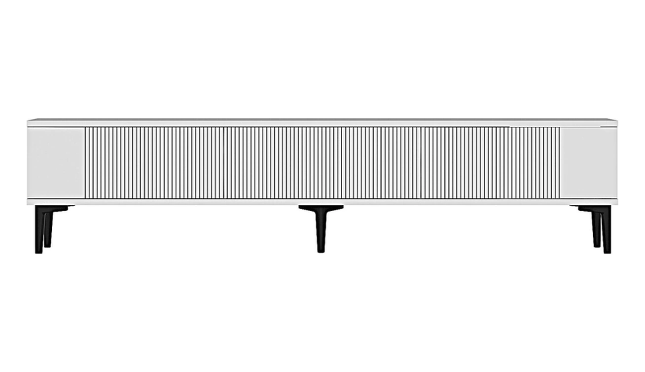 Tsa1803b - Corsa180 Tv Stand, Tv Sehpası Beyaz 180cm Beyaz