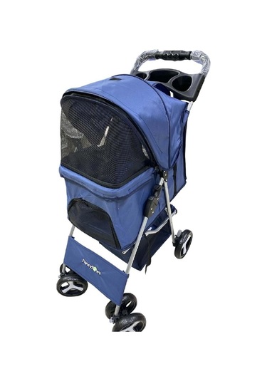 By One Hands Kedi & Köpek Taşıma Arabası Dtc804-blue