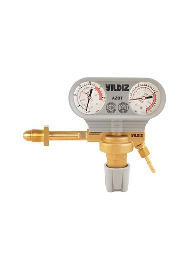 Yıldız 5331s 10 Bar Azot Nitrojen Basınç Düşürücü Saat 0-10 Bar Arası