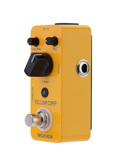 Mooer Elektro Gitar True Bypass İçin Mooer Sarı Comp Mikro Sarı
