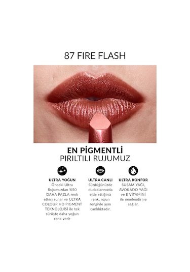 Ultra Shimmer Ruj - Fire Flash 0