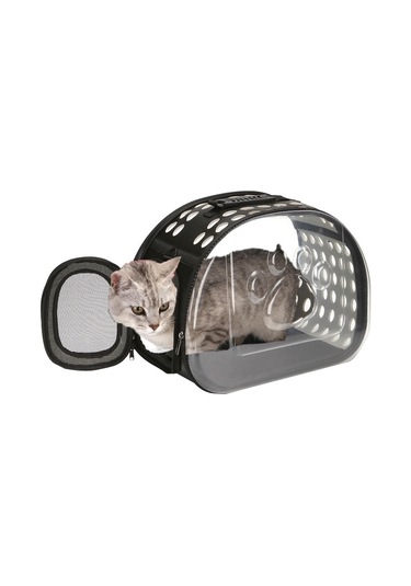 Cbtx Pet Şeffaf Uzay Kapsülü Gezi Paketi, Boyut: Küçük Siyah