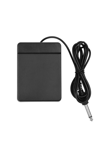 Xindoker Müzik Aleti Sürekli Pedalı - 6.35mm Bağlantı, Sessiz Tasarım, Anti Kayma Dizaynı, Abs Malzeme - Elektronik Davul, Piyano Ve Klavyeler İçin