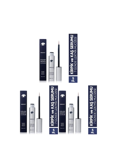 Nedox Kaş ve Kirpik Uzatıcı Besleyici ve Güçlendirici Bakım Serumu 3 x 5 ML