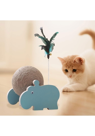 Suntek Pet Kedi Scratcher Oyuncak İnteraktif Aşınmaya