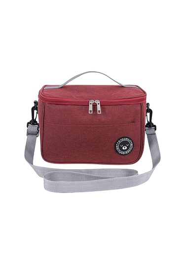 Siyah Piknik Yalıtımlı Öğle Yemeği Kutusu Taşınabilir Soğutmalı Çanta Büyük Kapasiteli Su Geçirmez Öğle Yemeği Çantası Piknik Çantası L Siyah