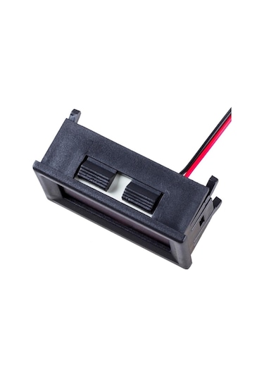 Robizstore-0.56 İnch Dc 0-100V Digital Kırmızı Voltmetre 3 Telli Panel Tip