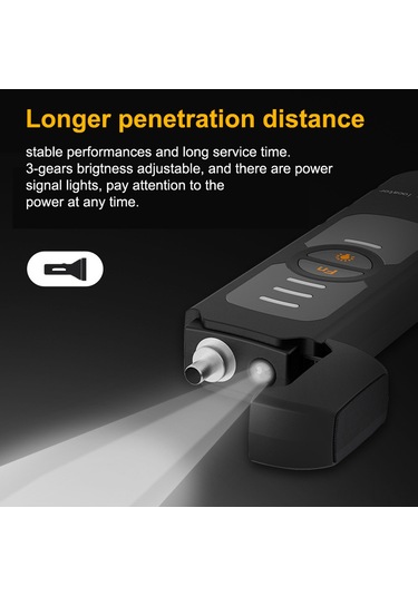 Leezsing Optik Fiber Kesik Tespit Cihazı B3s05 5mw - Kablolama Bakımı Ve Üretim İçin 650nm Kırmızı Işık Kaynağı