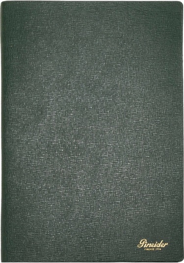 Pineider Defter Milano 14.5x21 Cm Yeşil Gold Cnr1s099107374 Yeşil
