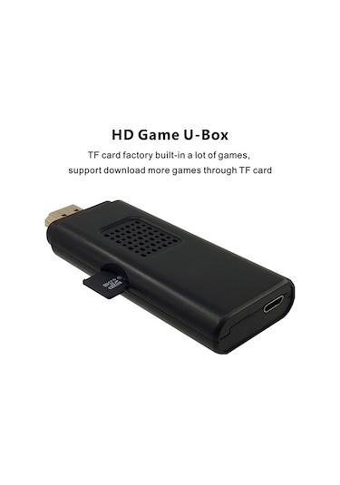 Bloomnest Sınır Ötesi K7 Yüksek Çözünürlüklü Mini Tv Oyun Konsolu 2.4g Kablosuz Oyun Çubuğu 7 Emülatör 64g Destekler