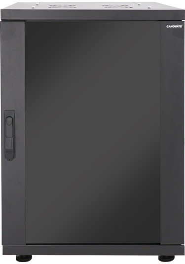 Canovate 16U 600X600Mm 19'' Dikili Tip Network Rack Kabinet Siyah