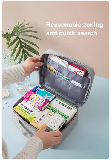 Vkemall Taşınabilir Ve Dayanıklı Acil Durum Çantası - Büyük Ve Küçük Boy Set 112 Karakter