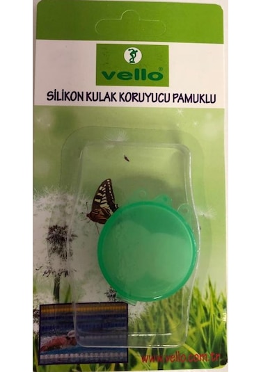 Kulak Tıkacı Silikon Pamuklu 2li Vello Çok Renkli