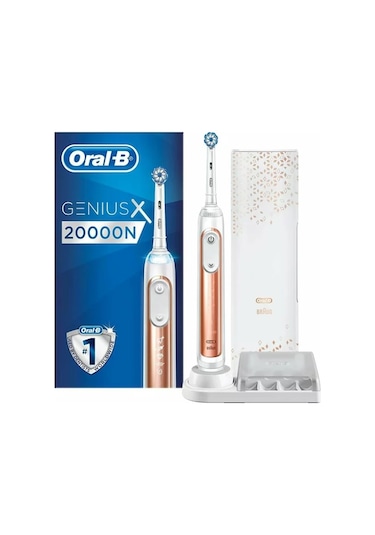 Oral-B Genius 20000 Luxe Edition A Şarjlı Diş Fırçası Rose Gold