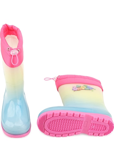 Gezer Kışlık Kız Çocuk Su Geçirmez İçi Sıcak Astarlı Şeffaf Yağmur Çizme Gc2kfm.00675.00.fja.f18 Fuşya