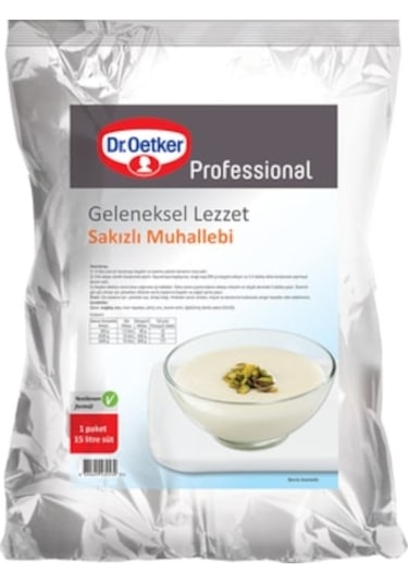 Dr.Oetker Sakızlı Muhallebi 3 KG