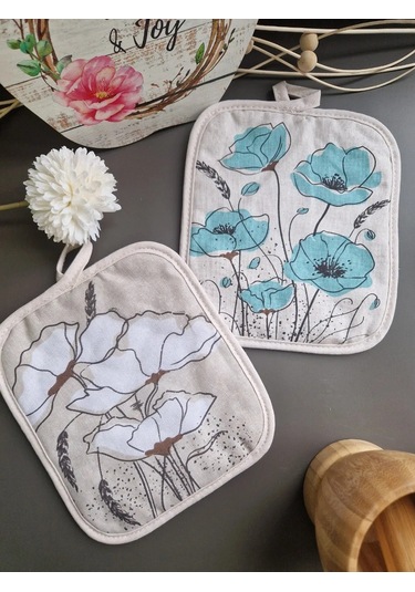 Cherir 2 Adet 19x16 Cm Tutucak Seti 351329011 Keten