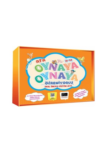 Ata Oynaya Oynaya Öğreniyoruz Eğitim Seti 3-4 Yaş