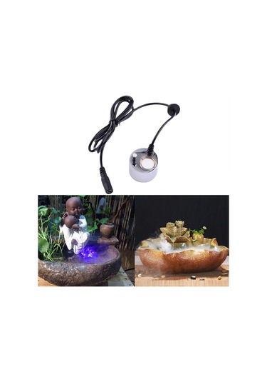 Mini Hava Nemlendirici Renk Değiştiren Ultrasonik Ev Mist Maker Gölet / Su Deposu İçin Taşınabilir Su Sisi