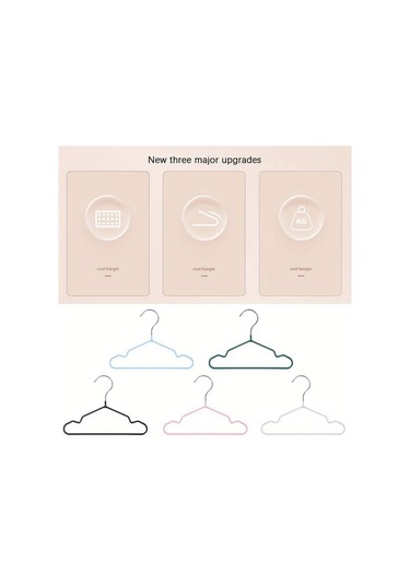 Willowhaven 10 Adet Pembe Mini Kedi Askısı Kaymaz Metal Mağaza Askılık Pembe