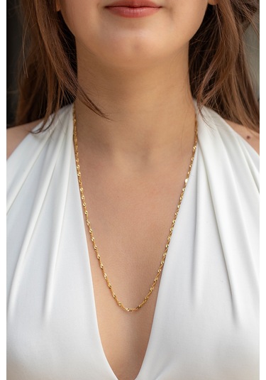 14 Ayar Altın Singapur Zincir Kolye 2.30 Mm