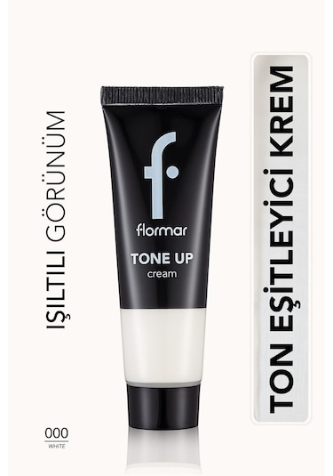 Flormar Işıltı Veren Ton Eşitleyici Krem - Tone Up Cream - 000 White - 8682536043786
