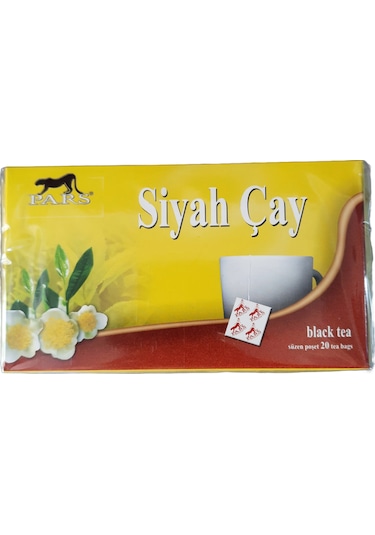 Pars Siyah Çay 20 Adet Süzen Poşet