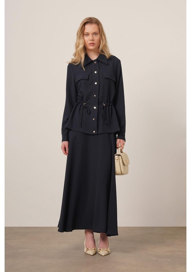 Ftz Women Kadın Melise Crep Takım Lacivert 31172 Lacivert