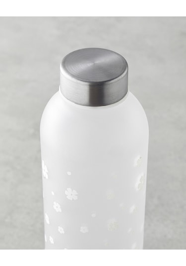 English Home Floret Cam Şişe 750 Ml Beyaz