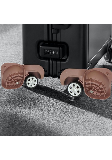 Suntek Bagaj Tekerlekleri Bavul Döner Tekerler Aksesuarları Altın Gül