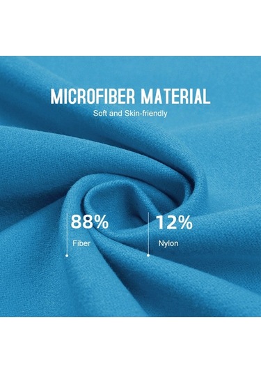 Fortunelane 80x130cm Mikrofiber Spor Havlu - Fitness, Yüzme, Outdoor - Hızlı Kuruyan İki Yüzlü - Mor Çantalı Modası Mor