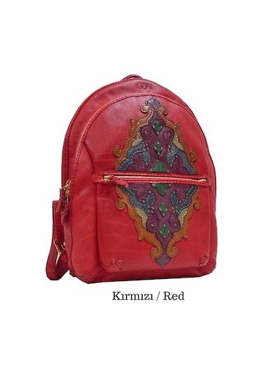 Gön Handmade Deri Sırt Çantası ( Lav )
