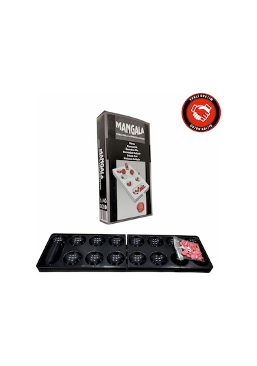 Mangala Türk Zeka Ve Strateji Oyunu - Plastik Kapaklı Mangala