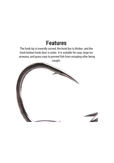 Ranyeek 5 100 Adet İse Ni Çelik Olta İğnesi, Döngülü, Ters Tırnaklı, Dayanıklı, Deniz/nehir Uygun